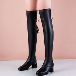 Bota Longboot Cano Longo Em Couro Legítimo Versátil e Estilosa - Bota Canadá - Loja De Roupa Feminina - Eleganza Style