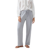 Calça Feminina em Linho - Conforto e Elegancia para os Dias Quentes - Rio - Cinza - Loja de Roupa Feminina - Eleganza Style