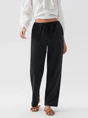 Calça Feminina em Linho - Conforto e Elegancia para os Dias Quentes - Rio - Preto - Loja de Roupa Feminina - Eleganza Style