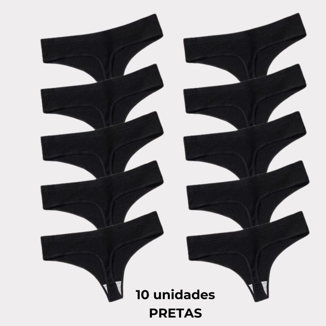 Calcinha CottonBreath - Calcinha de Algodão Antibacterianas - Loja de Roupa Feminina - Eleganza Style