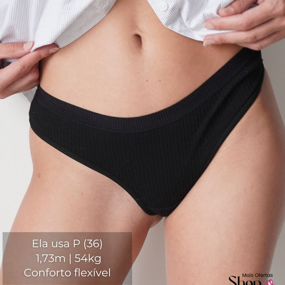 Calcinha CottonBreath - Calcinha de Algodão Antibacterianas - Loja de Roupa Feminina - Eleganza Style