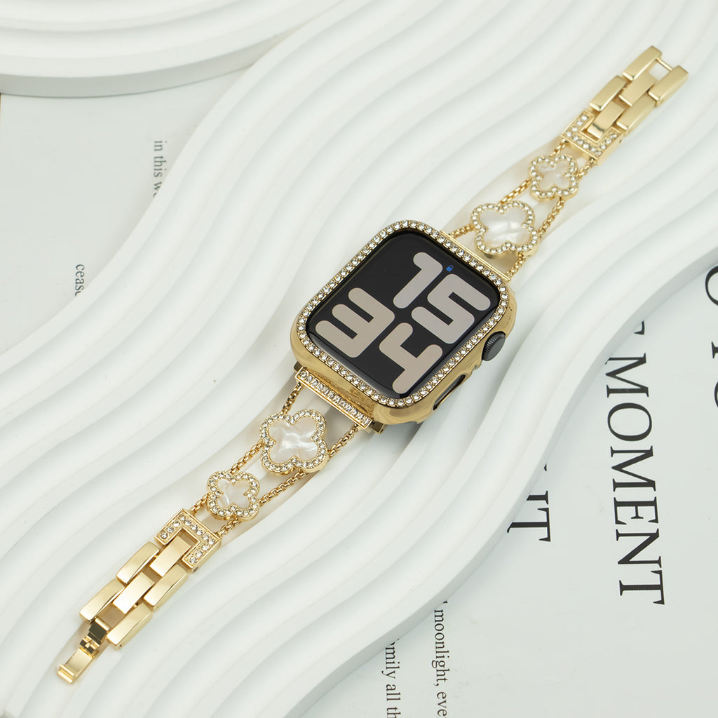 Capa + Pulseira de Luxo Eleganza para Apple Watch + Brinde Exclusivo