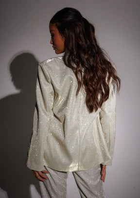 Casaco Blazer Glitter - Joelma - Loja de Roupa Feminina - Eleganza Style