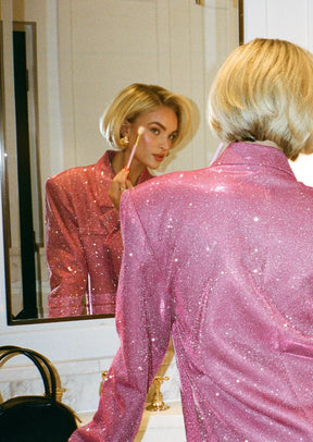 Casaco Blazer Glitter - Joelma - Loja de Roupa Feminina - Eleganza Style