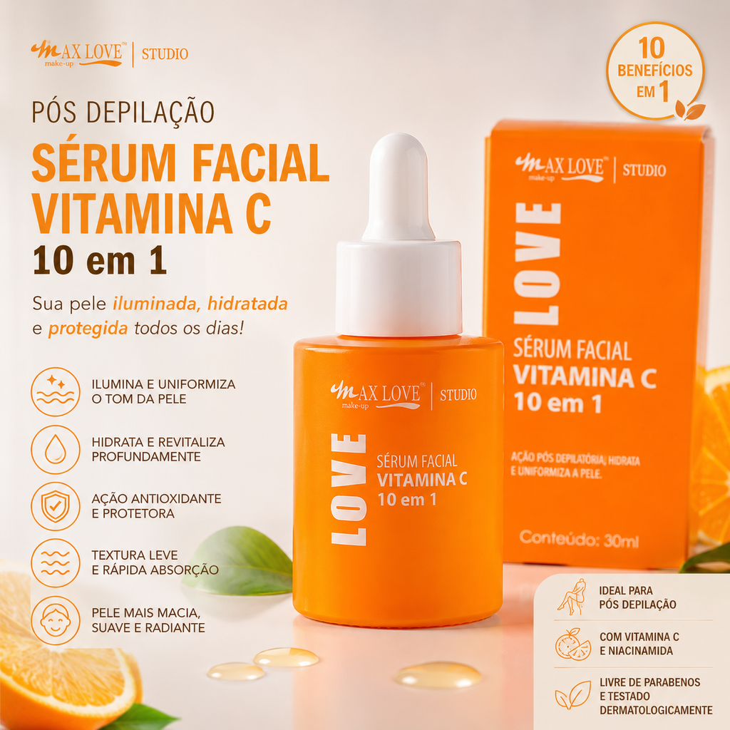 Sérum Facial Vitamina C 10 em 1