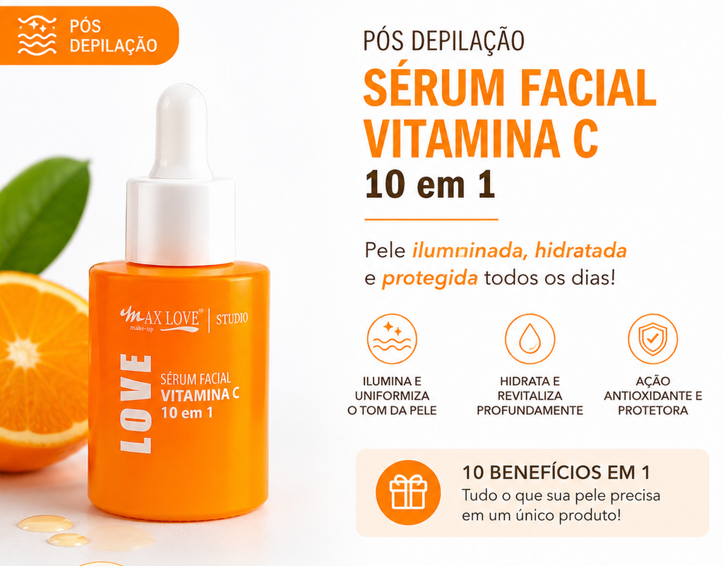 Sérum Facial Vitamina C 10 em 1