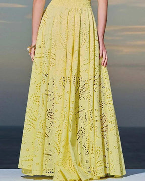 Conjunto Cropped e Saia Longa - Rafaella - Loja de Roupa Feminina - Eleganza Style