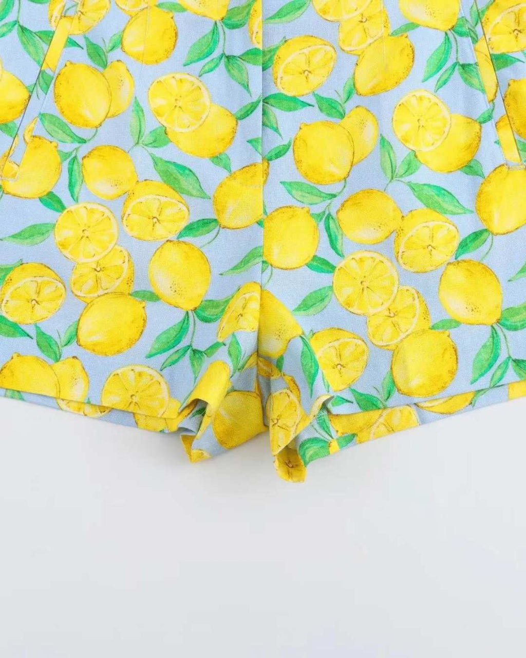 Conjunto Cropped e Short Estampado - Lemon Limão - Loja de Roupa Feminina - Eleganza Style