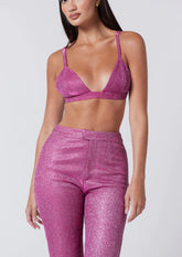 Conjunto Top e Calça Glitter - Joelma - Loja de Roupa Feminina - Eleganza Style