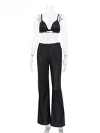 Conjunto Top e Calça Glitter - Joelma - Loja de Roupa Feminina - Eleganza Style