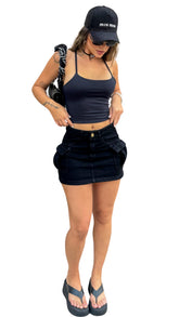 Cropped Feminino Poliamida Básico Trançado - June - Loja de Roupa Feminina - Eleganza Style