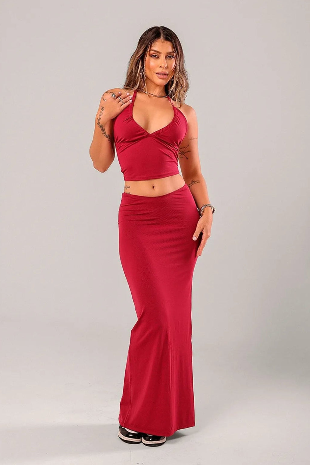 Cropped Poliamida - Billie - Loja de Roupa Feminina - Eleganza Style 