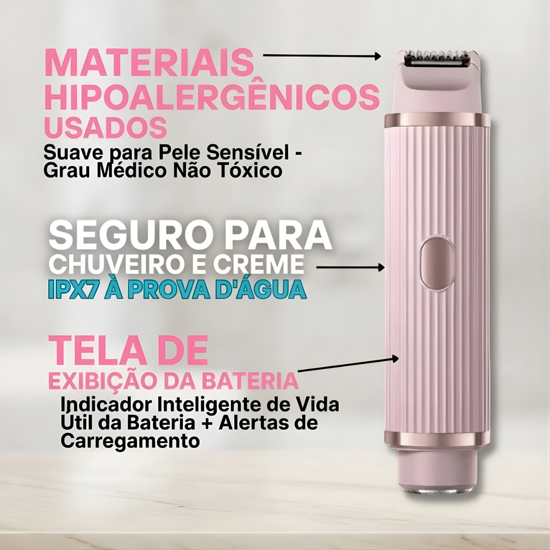 Depilador Elétrico Corporal | SilkyTouch™ - Pele lisa com mais praticidade, conforto e liberdade