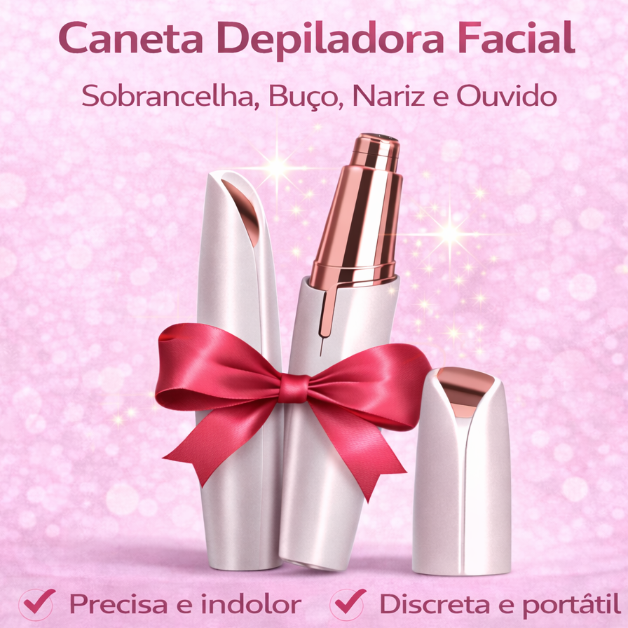 Depilador Facial DermaGlide - Moda e Beleza - Eleganza Style 