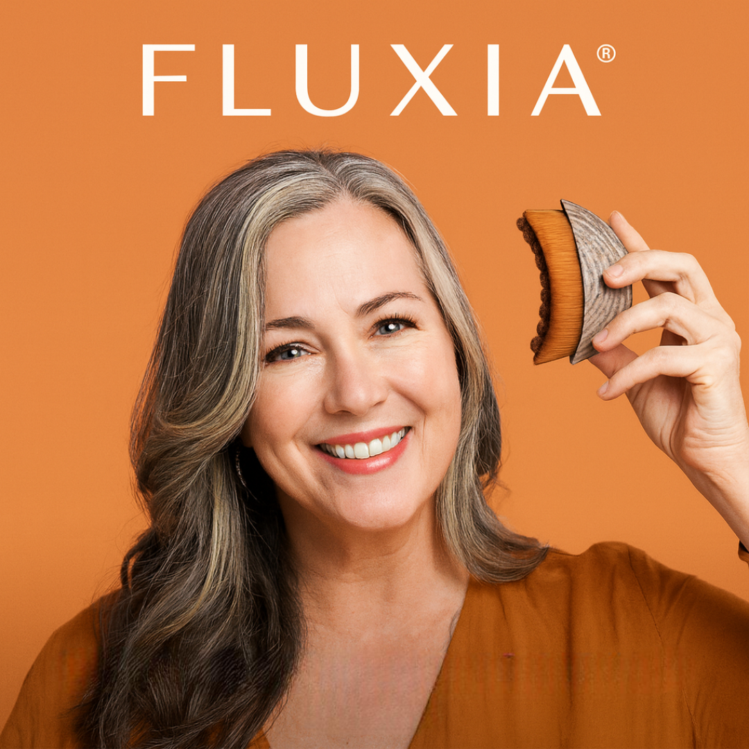 Fluxia® - Escova de Drenagem Linfática Facial - Eleganza Style