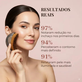 Fluxia® - Escova de Drenagem Linfática Facial - Eleganza Style