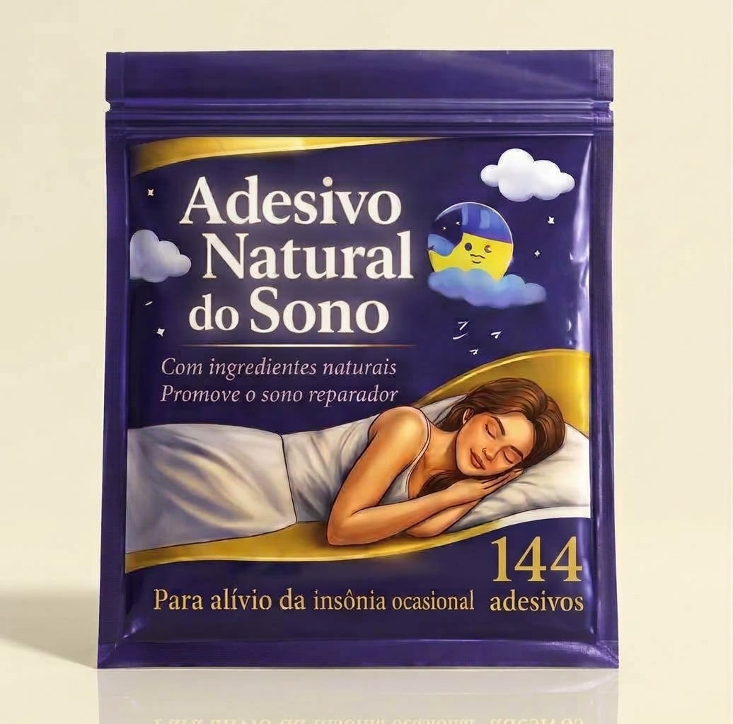 Embalagem Noite Plena com 144 adesivos de aromaterapia para dormir