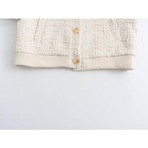 Jaqueta Feminina com Botões Branco, loja de roupa feminina eleganza style, Jaqueta Chile - Eleganza Style