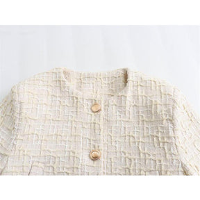 Jaqueta Feminina com Botões Branco, loja de roupa feminina eleganza style, Jaqueta Chile - Eleganza Style