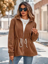 Jaqueta Feminina de Lã Para o Inverno - Francine - Marrom - Loja de Roupa Feminina - Eleganza Style