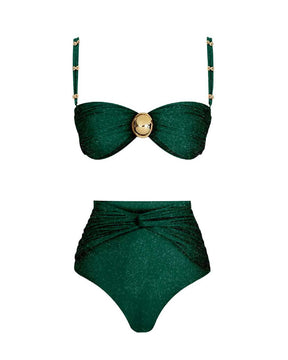 Kit Biquíni + Saia Com fenda - Guarujá - Loja de Roupa Feminina - Eleganza Style