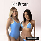 Kit Verano - Maiô + Biquiní Poliamida - Loja de Roupa Feminina - Eleganza Style