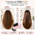 Mini Escova Alisadora Portátil | Glide Hair® - Alise e finalize o cabelo em qualquer lugar