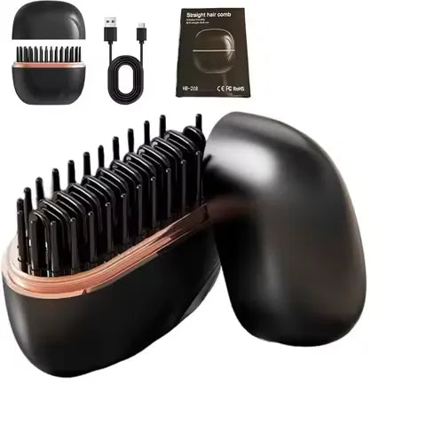 Mini Escova Alisadora Portátil - Glide Hair - Moda e Beleza - Eleganza Style