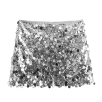 Mini Saia com Paêtes e Lantejoulas - Shine - Loja de Roupa Feminina - Eleganza Style