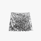Mini Saia com Paêtes e Lantejoulas - Shine - Loja de Roupa Feminina - Eleganza Style