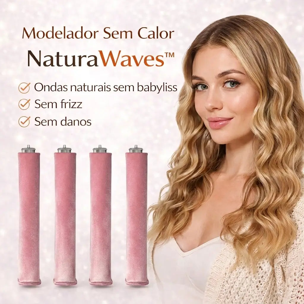 Modelador Sem Calor | NaturaWaves™ - Ondas naturais sem babyliss, sem frizz, sem danos