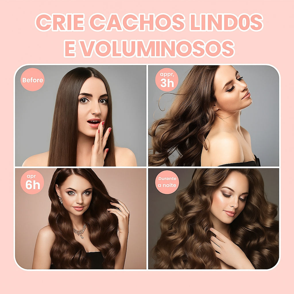 Modelador Sem Calor NaturaWaves - Ondas naturais sem babyliss, sem frizz, sem danos - Moda e Beleza - Eleganza Style