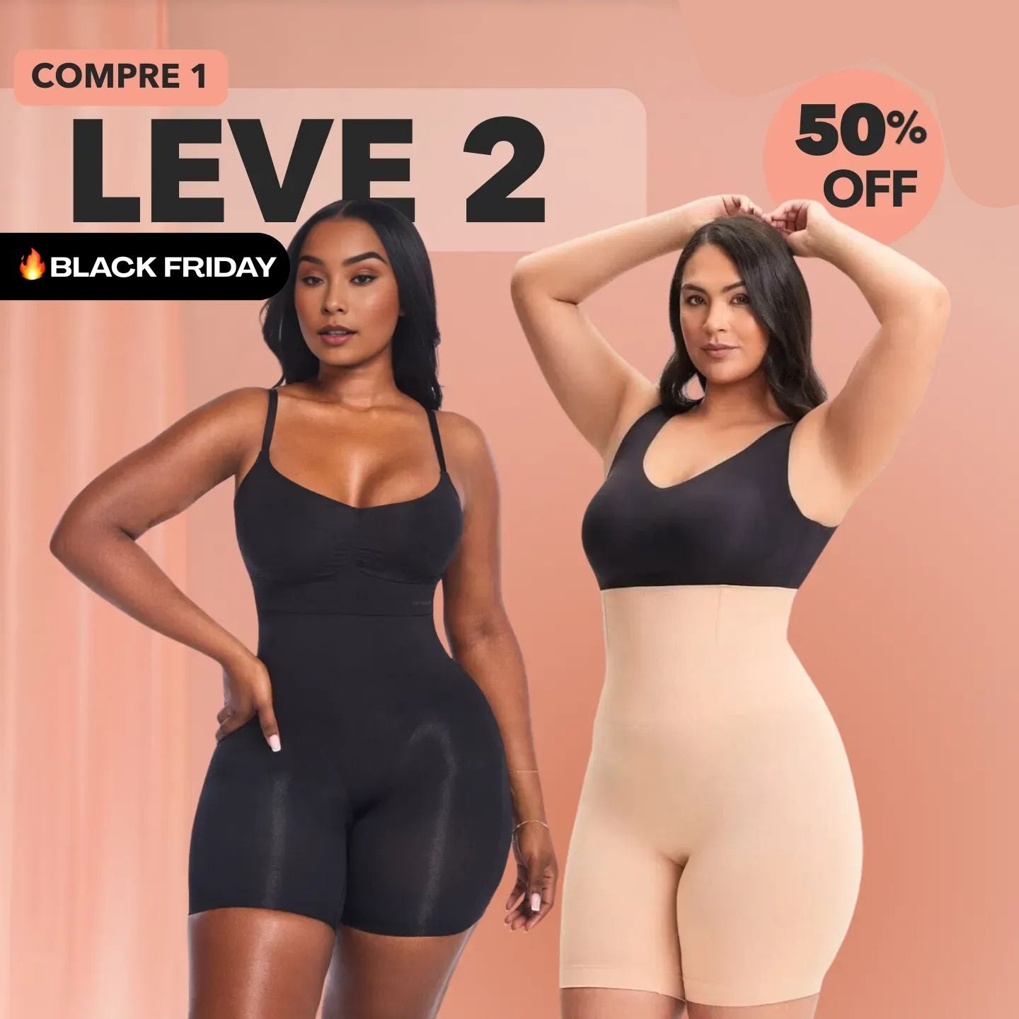 Modeladora Reduz Medidas - ShapePlus - Loja de Moda Feminina - Eleganza Style Black Friday