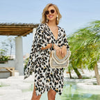Saída de Praia Estampada - Leopard - Loja de Roupa Feminina - Eleganza Style