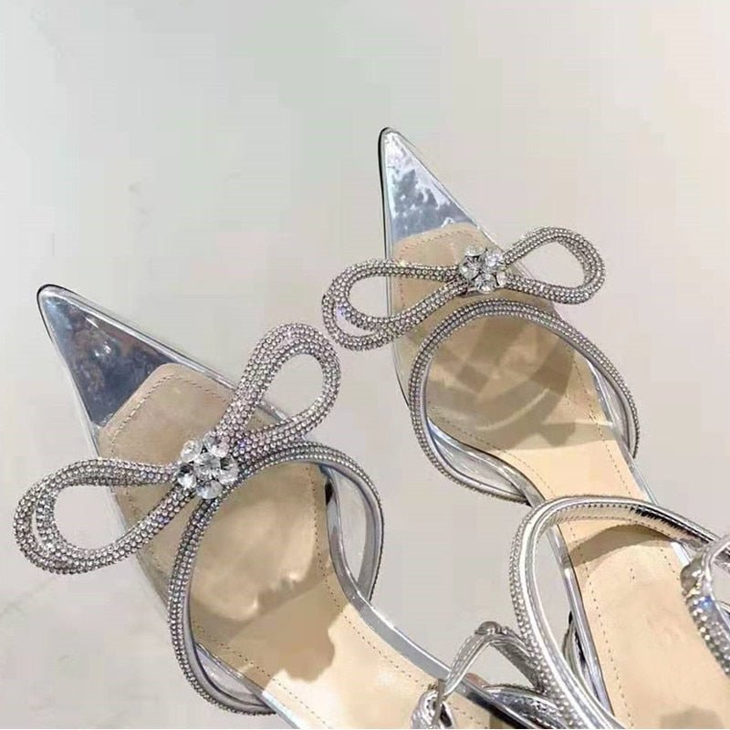 Sandália Delicada Com Strass - Veneza - Loja de Roupa Feminina - Eleganza Style 
