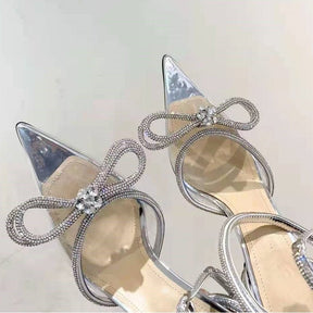 Sandália Delicada Com Strass - Veneza - Loja de Roupa Feminina - Eleganza Style 