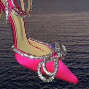 Sandália Delicada Com Strass - Veneza - Loja de Roupa Feminina - Eleganza Style 