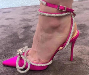 Sandália Delicada Com Strass - Veneza - Loja de Roupa Feminina - Eleganza Style 