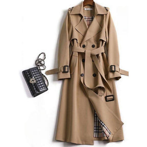 Sobretudo com Bolsos Botões e Cinto Caqui, loja de roupa feminina eleganza style, Sobretudo Jessie - Eleganza Style