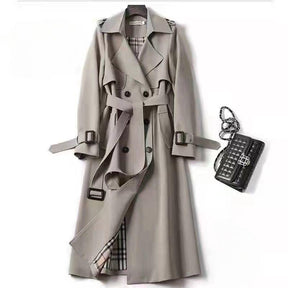 Sobretudo com Bolsos Botões e Cinto Cinza, loja de roupa feminina eleganza style, Sobretudo Jessie - Eleganza Style
