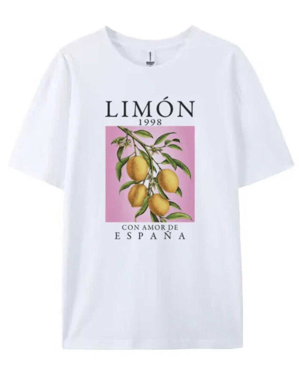 T-Shirt Camisa Oversize Basica - Limón - Loja de Roupa Feminina - Eleganza Style