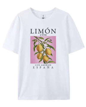 T-Shirt Camisa Oversize Basica - Limón - Loja de Roupa Feminina - Eleganza Style