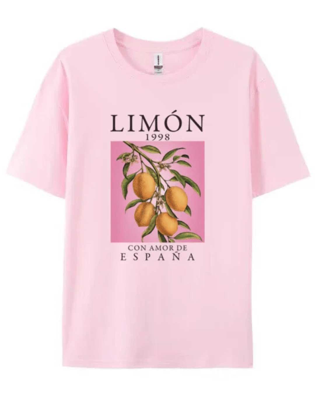 T-Shirt Camisa Oversize Basica - Limón - Loja de Roupa Feminina - Eleganza Style