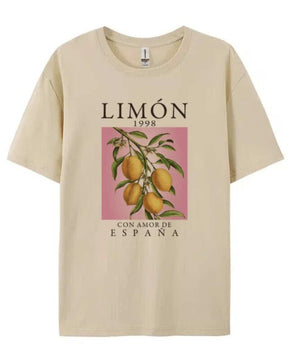 T-Shirt Camisa Oversize Basica - Limón - Loja de Roupa Feminina - Eleganza Style