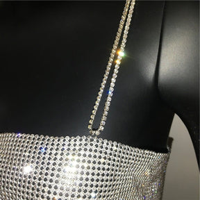 Top em Strass Brilhante - Melissa - Loja de Roupa Feminina - Eleganza Style