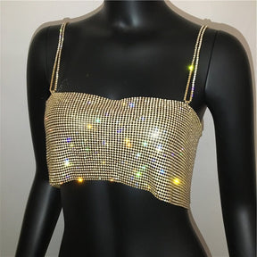 Top em Strass Brilhante - Melissa - Loja de Roupa Feminina - Eleganza Style