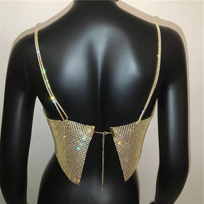Top em Strass Brilhante - Melissa - Loja de Roupa Feminina - Eleganza Style