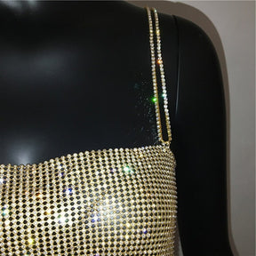 Top em Strass Brilhante - Melissa - Loja de Roupa Feminina - Eleganza Style
