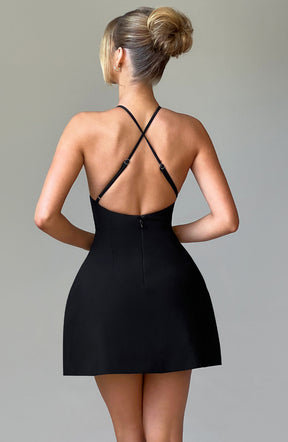 Vestido Curto - Jayne - Preto - Loja de Roupa Feminina - Eleganza Style