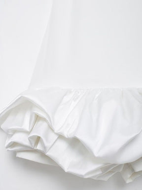 Vestido Curto Com Babados - Duda - Loja de Roupa Feminina - Eleganza Style